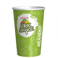 Milkshakebekers - 400cc/16oz - Karton - Volledige Bedrukking