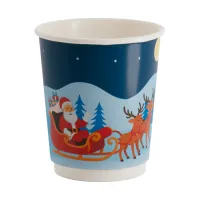 Koffiebeker Dubbelwandig Santa Rendeer 200cc/8oz - 500 st/ds.
