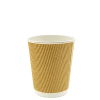 Kartonnen Koffiebeker Ripple 200cc/8oz - 500 st/ds.