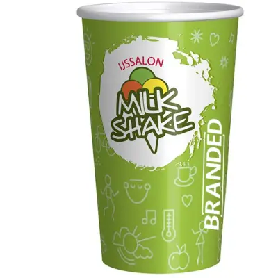 Milkshakebekers - 500cc/20oz - Karton - Volledige Bedrukking