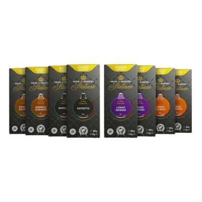 Gran Maestro kennismakingspakket Nespressocups 8x20 stuks