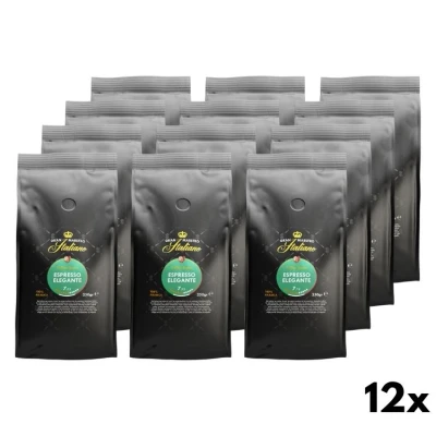 Koffiebonen Espresso Elegante - Gran Maestro Italiano 12x250gr.