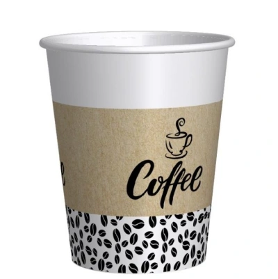 Kartonnen koffiebeker 'New Beans' 200cc/8oz - 1.000st.