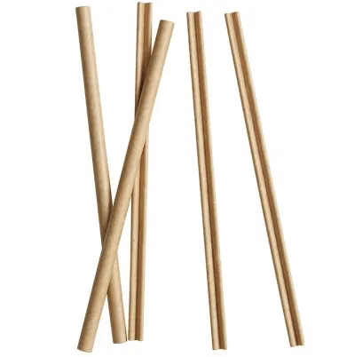 Papieren kraft roerstaafjes FSC® 140mm in dispenser 1.000st